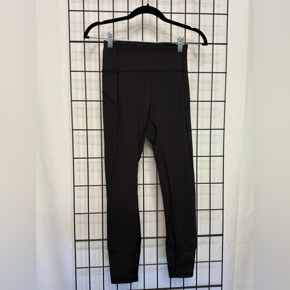 Lululemon Black High-Waisted Leggings 25”